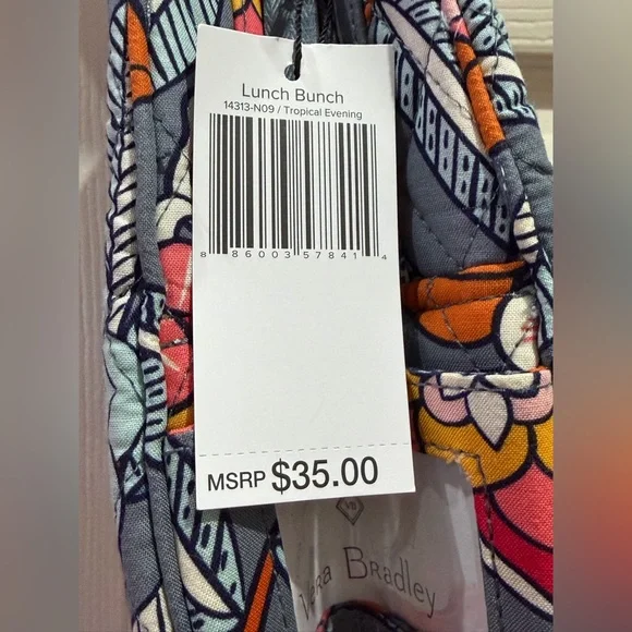 Vera Bradley Petal Floral Lunch Bunch Bag Tote Cooler Insulated NWT - Picture 5 of 5